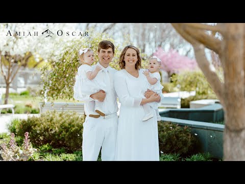 Beautiful Spring LDS Sealing in Boise Temple // Amiah + Oscar