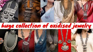 Oxidised Long Jewellery Collection ❤️New Fancy Oxidised Jewellery