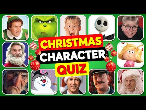 Guess The CHRISTMAS MOVIE Character Quiz 🎅🎄 The Grinch, Santa, Home Alone & More!