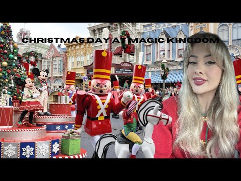 Christmas Day at Magic Kingdom | Christmas Day Parade | Meeting Rapunzel