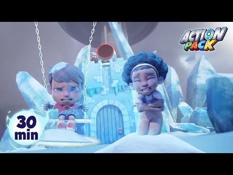 Frozen City: The Action Pack vs. Cold Snap | Action Pack | Kids Tv Shows