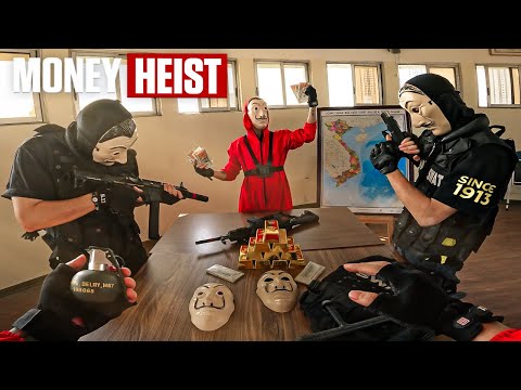 Parkour MONEY HEIST vs POLICE in REAL LIFE "Life Of Thieves 1.0" ( Epic Parkour Escape POV Chase )