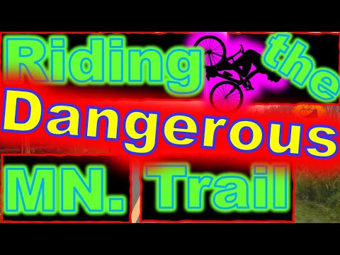 Riding the Steep Gitchi-Gami State Trail South to Gooseberry Falls State Park, MN