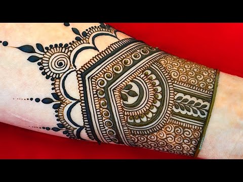 वेडिंग स्पेशल आसान मेहंदी डिजाईन |New Latest Bridal Dulhan Mehndi Designs |Front Hand Mehandi |Easy