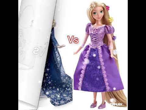 Elsa vs Rapunzel.