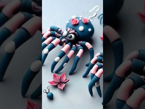 AI design #shorts #trends #challenge #polymerclay #aidesign #fashion ##spiders #aiart #aidesign