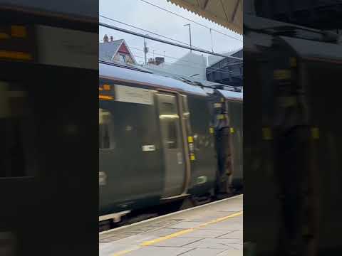 800021 departing Newport Wales heading to London