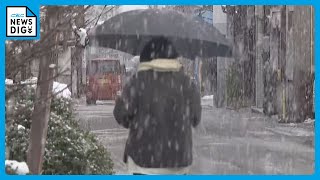 最強寒波襲来で岐阜県で大雪　郡上市では平年の2.4倍の積雪1メートル1センチ　道路は「横滑りで大変」