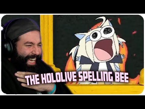 The Funniest Event In Hololive History | Reacting To The HoloEn Speeling Bee