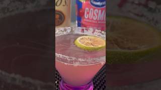 NEW Oceanspray Cosmo Cocktail Mixer! #cocktailtime #cocktail #drink #shorts #bartender @oceanspray