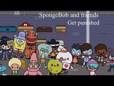 SpongeBob and friends get punished #youtubevideo #spongebob #tocalife #spongebobandfriends