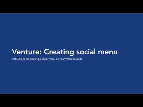 Venture: Creating social menu