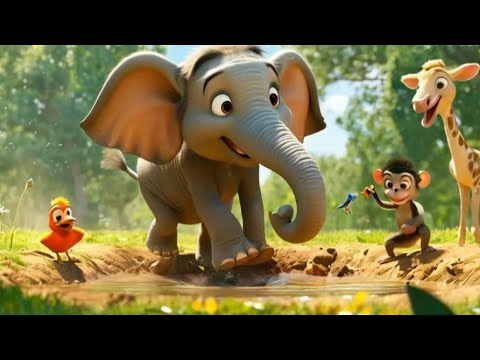 Friendly Elephant Story for Kids | Urdu/Hindi Story| Madadgar Haathi