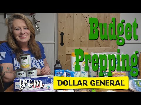 $25 Budget Pantry Preparedness Stock Up from Dollar General