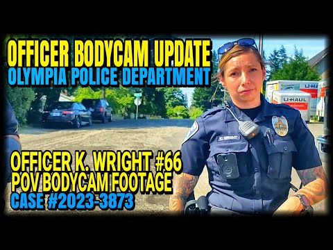 🐸"OFFICER KRISTEN WRIGHT (POV) BWC @ UHAUL ASSULT"🐸 #olympia #police #washington #uhaul #foia