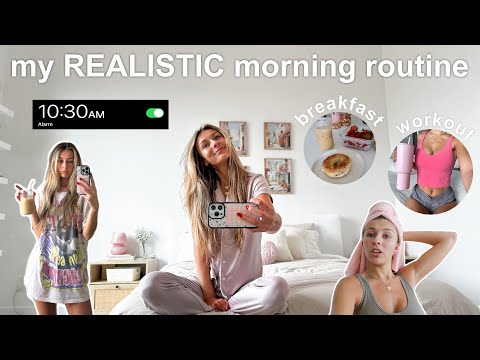 my *non aesthetic* morning routine | vlogging like we're on facetime