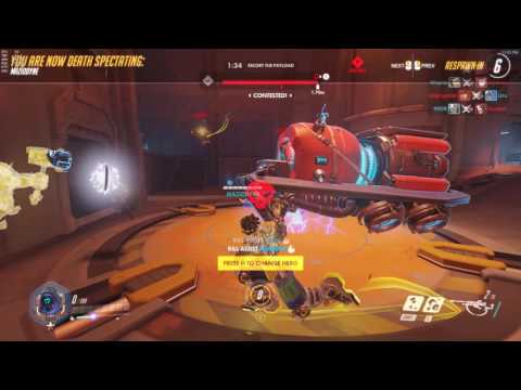 Overwatch - Ana + Reinhardt Combo Destroys Teams