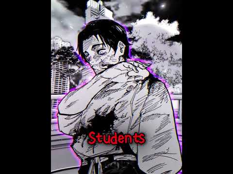 Students vs Teacher | Gojo Edit #jjk #gojo #yujiitadori #yuta #shorts