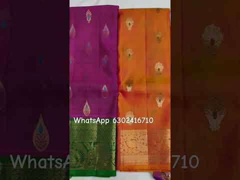 Pure Kanjivaram pattu sarees order for 6302416710#trending Kanjivaram #saree #subscribe #channel