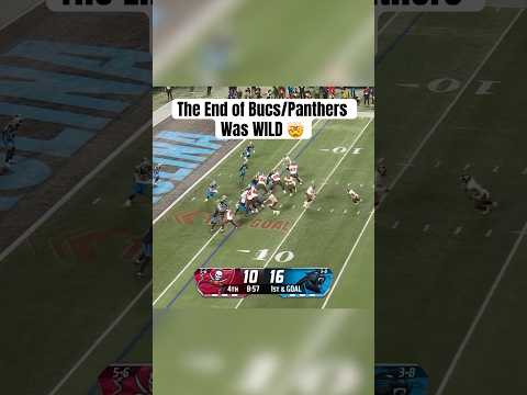 The INSANE ending to the Bucs/Panthers game🤯