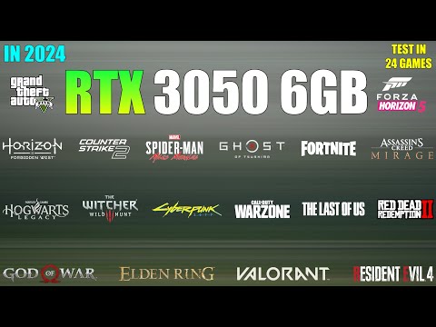 RTX 3050 6GB Laptop : 24 Games Tested in 2024 - is 6GB of VRAM Enough?