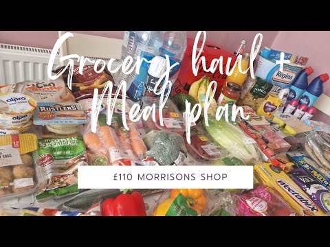 Weekly Morrisons Grocery haul | What I buy for my family | What we eat in a week