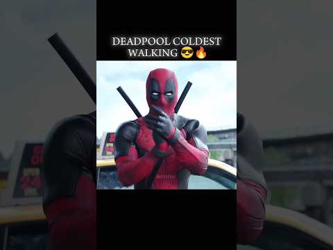 Deadpool coldest walking 😎🔥😈#shorts #mcu