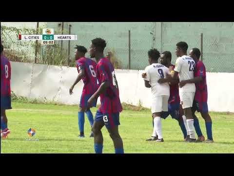 Hearts of oak vs. Legon Cities 2-0 : Match highlights and goals