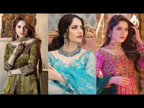 aesthetic bridal look of Neelam munir||heavy jewellery designs Neelam munir  latest designs