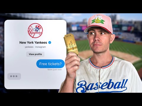 I Asked Every MLB Team for FREE Tickets