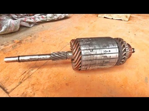 Self Armature Rewinding | Amazing Techniques of Rewinding | Truck Starter Motor