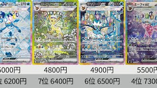 【ポケカ】高騰が止まらない！最新相場ランキング！テラスタルフェスex SR以上＆マスボミラー【Pokémon cards】Market price of Prismatic Evolution