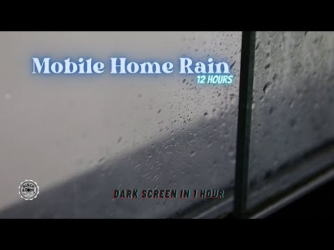 Rain on a Mobile Home ⨀ Soothing Sleep Sounds for Deep Relaxation & Restful Sleep