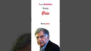 Every Pain gives a lesson 😢 #RatanTata #RatanTataBiography #RatanTataInterview #RatanTataInspiration