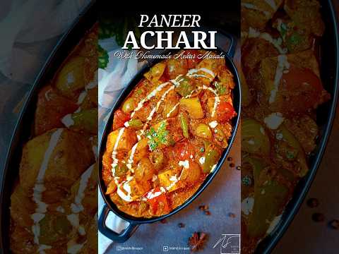 Paneer | Paneer Achari | Achari Paneer Recipe | Dhaba Style Paneer Gravy | Paneer Recipe | #shorts