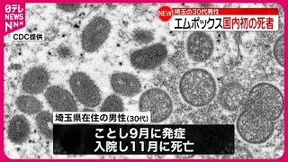 【国内初】エムポックス（サル痘）感染者…死亡例を確認