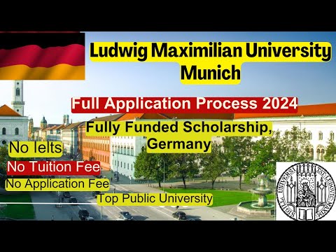 No Tuition University | No Application | No IELTS | Apply Now! LMU Munich | Migrate to Europe - 2024