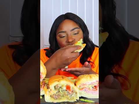 Jersey Mikes Mukbang #jerseymikes #bestsubs #mukbang #food