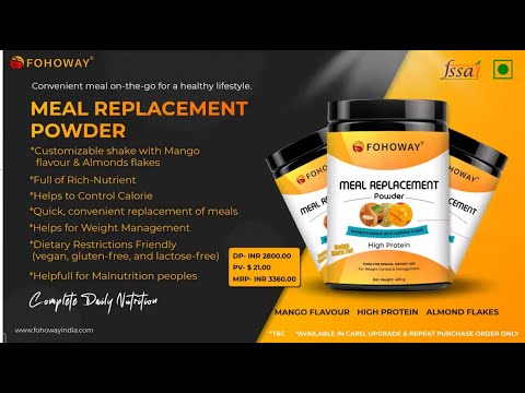 Fohoway Meal Replacement Powder Explanation In Malayalam