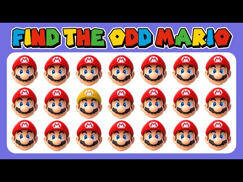 Find the ODD Super Mario Bros 🎮🌟🍄 | Easy, Medium, Hard, Impossible