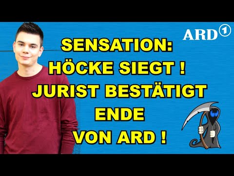 HÖCKE SIEGT! JURIST bestätigt ARD-ENDE!