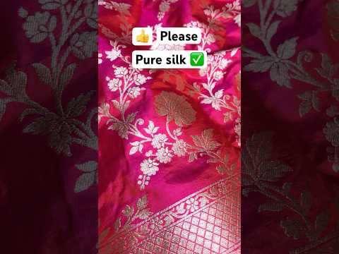 Handloom pure katan silk saree ✅ #handloom #katansilk #puresilk #shortvideo #youtubeshorts #shorts