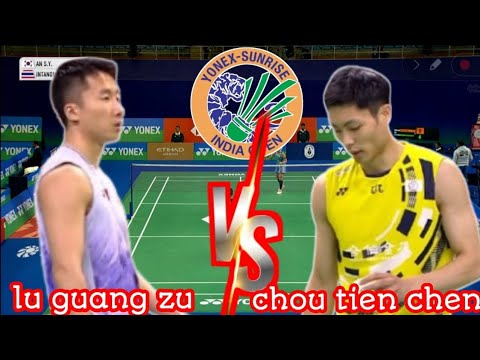 Round of 16: chou tien chen [TPE] VS lu guang zu [CHN] | ms | yonex-sunrise india open 2025