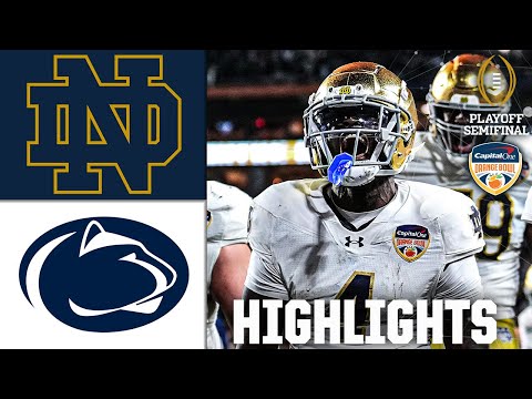 CFP Semifinal: Notre Dame Fighting Irish vs. Penn State Nittany Lions | Full Game Highlights