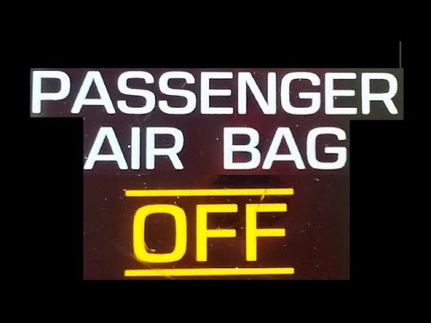 Airbag passenger OFF light explanation