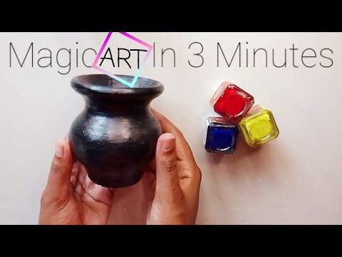 Easy Pot Painting Ideas|Mandala Art Pot Painting|DIY Pot Decoration Ideas|Hand Craft Kbs