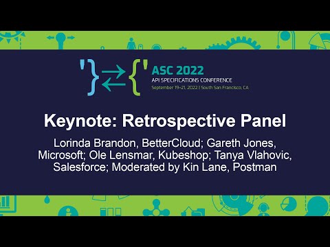 Keynote: Retrospective Panel - Lorinda Brandon, Gareth Jones, Ole Lensmar, Tanya Vlahovic, Kin Lane