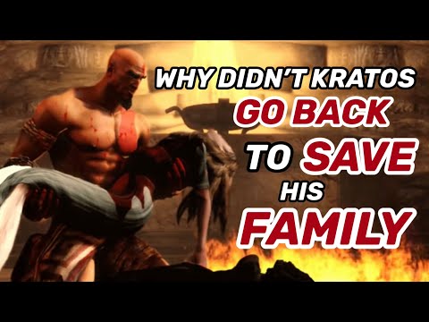 Why Didn't Kratos Go Back in Time to Save His Family at The End God of War 2 FINALLY Revealed