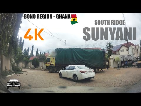 Sunyani South Ridge Drive Tour in the Bono Region of Ghana 4K