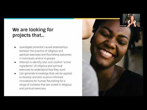 The Science of Religious & Spiritual Exercises RFP Informational Webinar | May 23, 2023